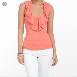 Lilly Pulitzer cleo top, large, orange